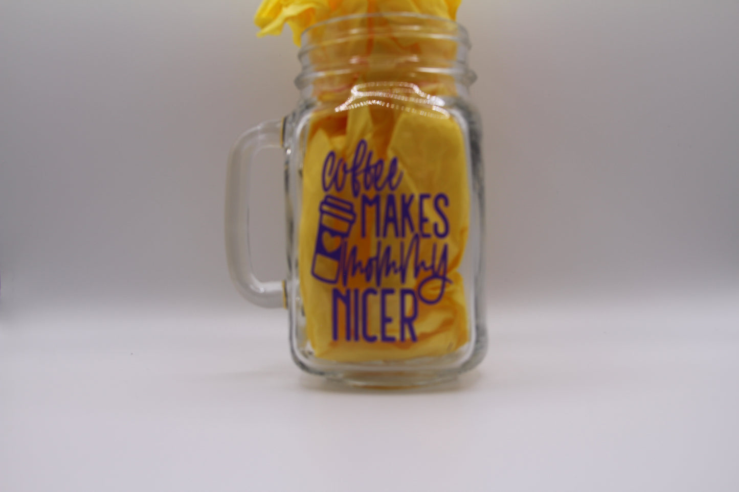 Mason Jar Mug with sayings