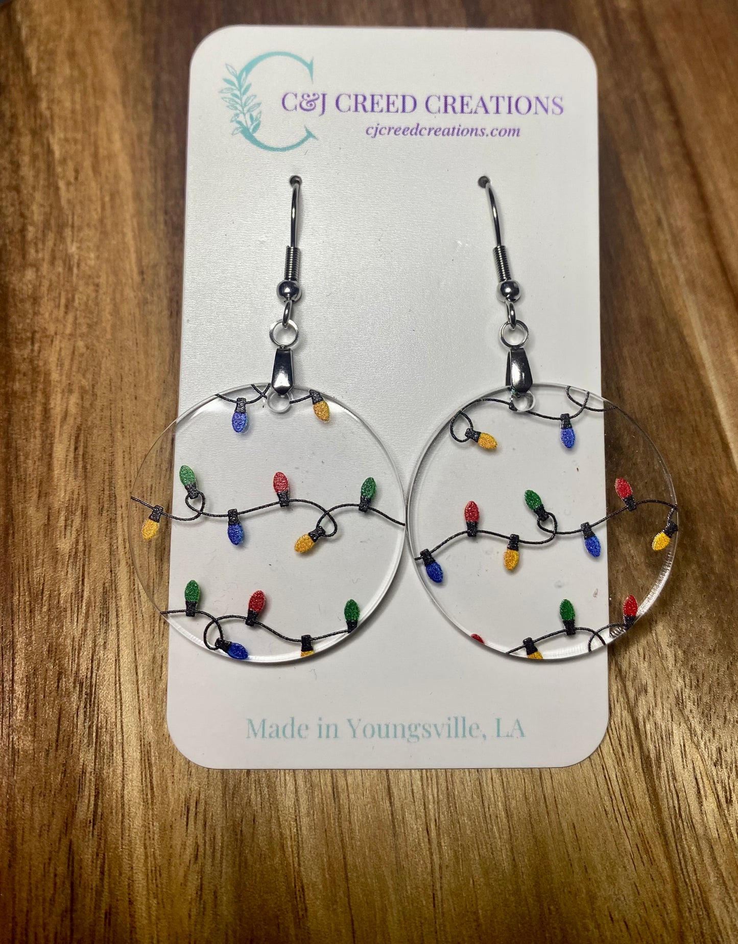 Christmas Lights - Large Round