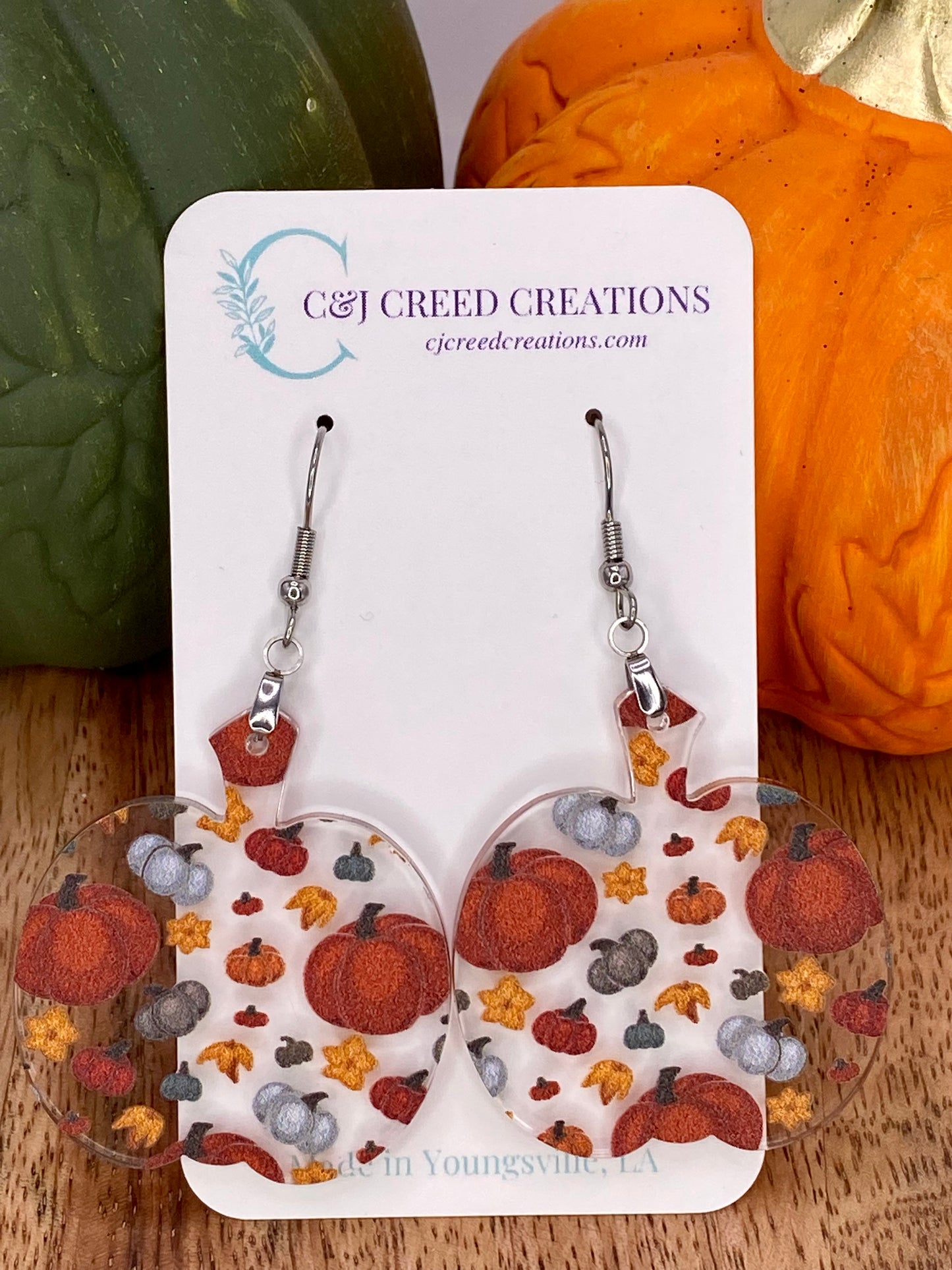 Pumpkins & Leaves - Pumpkin Shape
