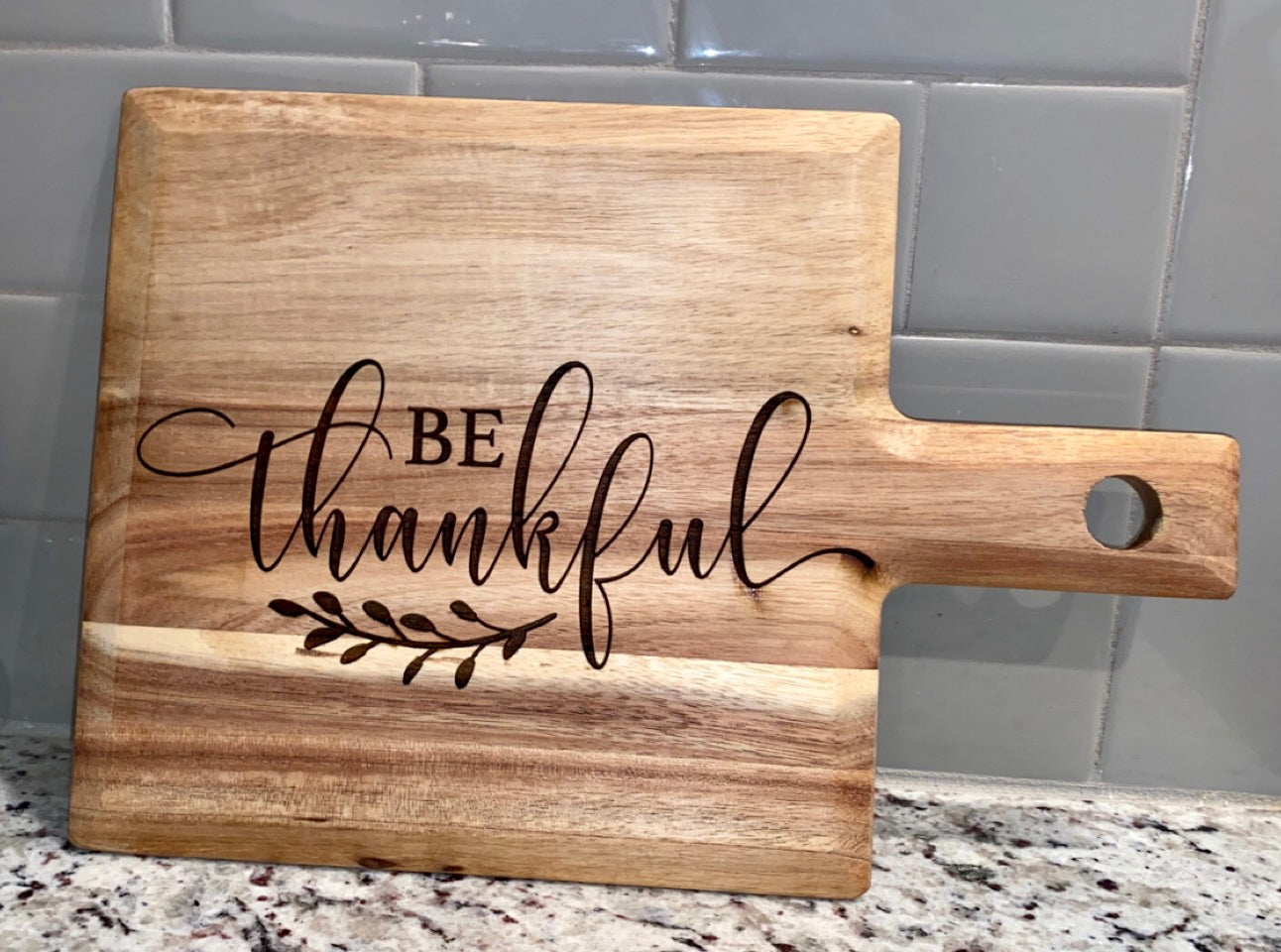 Be Thankful Rectangle Cutting Board